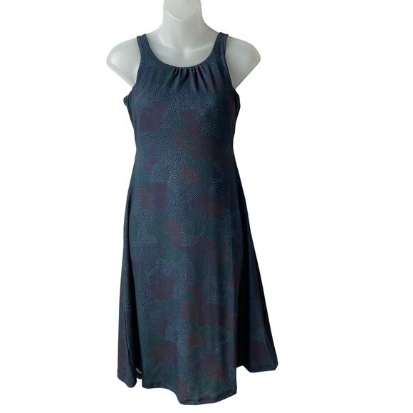 PrAna Skypath Athletic Dress XS Deep Pine Dotty Activewear Camping Cutout NWT - Picture 1 of 10